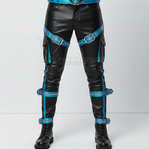 ชุดแข่งรถมอเตอร์ไซค์หนังแท้สำหรับผู้ชาย พร้อมหัวเข็มขัด  แบบเต็มตัว สำหรับขับขี่บนแทร็คและถนน ทนทานต่อการเสียดสี - Product Image 3