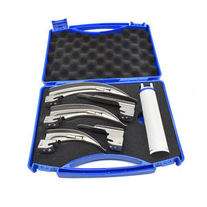 Laryngoscope manuel pédiatrique à lame métallique en acier inoxydable, certifié CE, équipement médical, gestion des voies respiratoires ORL, chirurgical - Product Image 2