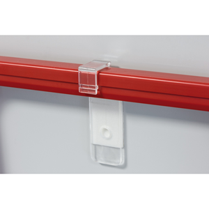 Sistema di cornici per poster - Supporto a parete serie 100 con clip per cornice, autoadesivo, 10 pz. / confezione. - PKR-CL-WH- - Product Image 3