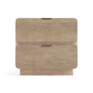 Mesitas de noche modernas de lujo, muebles de dormitorio, almacenamiento cerrado, 3 cajones, mesitas de noche contemporáneas de madera - Product Image 1