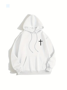 Vente flash : sweats à capuche en polaire pour homme, manches longues, pour l'hiver, 100% coton, respirant, séchage rapide, 300g, haute qualité, teinture unie - Product Image 6