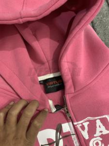 Sudadera gráfica de lavado ácido de algodón 100%, ropa de calle cómoda con cuello redondo, capucha bordada, teñido liso, suministro al por mayor para invierno - Product Image 4