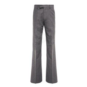 Pantalones vaqueros para hombre, pantalones vaqueros elásticos lavados vintage negros y grises informales, pantalones vaqueros acampanados de talla grande personalizados para hombre - Product Image 1