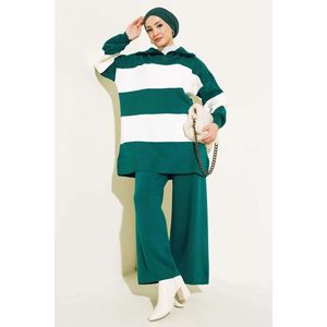 เสื้อถักซิปครึ่งลายหนา2ชิ้นเนฟติ - Product Image 4