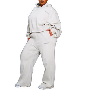 High Quality Oversized Women's Tracksuits Stylish Custom Design Sweatsuits Track Suits Sportswear Fitness Tracksuits for Women - Product Image 6