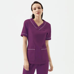 Uniforme d'hôpital dernier cri à la mode de qualité supérieure costume de gommage médical OEM pour infirmières conception douce et extensible gommages de gros - Product Image 1
