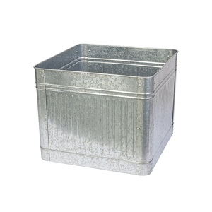 custom wall mounted flower <b>pots</b> garden accessories galvanized metal balcony set of 2 <b>herb</b> decoration hanging planter - Product Image 6