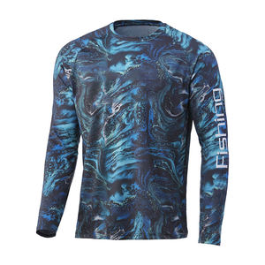 Camisas de Pesca de Poliéster al por Mayor de Fábrica, Manga Larga, Secado Rápido e Impermeables, Tallas Grandes, Ligeras - Product Image 1