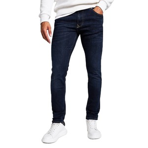 Jeans Ajustados Elásticos Casuales de Talla Grande para Hombre, Transpirables, de Algodón, Estampados, Desgastados, de Colores, Lavables a Máquina - Product Image 2