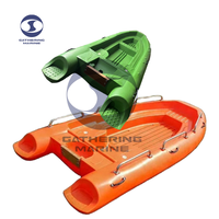 3.5M 4.3M 2-8 personnes PE plastique bateaux de pêche Pack radeau voile sauvetage d'urgence utilisé bateau de pêche indonésien