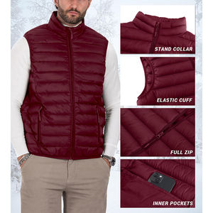Veste d'hiver légère et chaude pour homme, doudoune courte, gilet sans manches en stock - Product Image 4