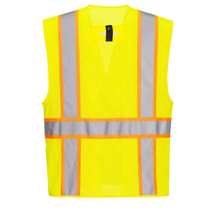 Meilleur gilet de sécurité pour hommes de qualité supérieure, haute visibilité, imperméable, respirant, en polyester, pour la construction, le sauvetage routier - Product Image 2