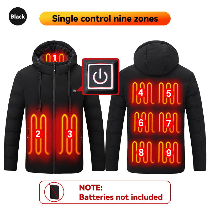 Noir (9 zones de chauffe)