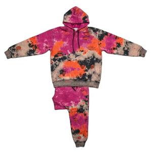 Ensemble de survêtement de luxe léger, délavé à l'acide, tie-dye, effet usé, séchage rapide, imprimé par sublimation, logo personnalisé, streetwear pour - Product Image 1