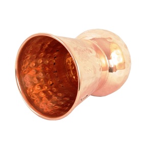 Vidrio metálico de cobre medio liso y medio martillado al mejor precio Nuevo diseñador Uso más popular en el hogar Restaurantes Hoteles Fiestas - Product Image 6