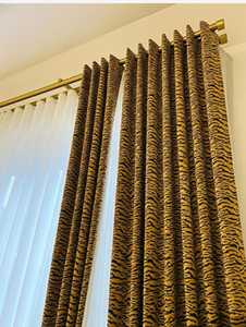 Custom Exotic Jungle Cotton Velvet Curtains 3.5" Rod Pocket Bespoke Sizes Tiger Leopard & Safari <b>Prints</b> Customized In Any - Product Image 6