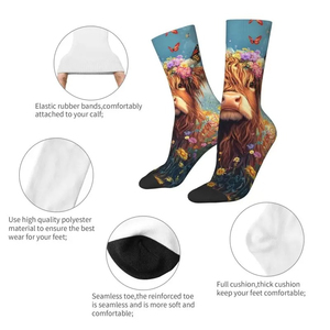 2025 Latest Design Men's High Quality Cotton Sports <b>Socks</b> Customized Size <b>Color</b> Anti-Slip Feature Wholesale Customized Style - Product Image 5