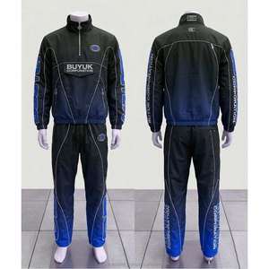 Chaqueta Deportiva Ligera con Estampado Ácido Personalizado, Traje de 2 Piezas de Nailon para Hombre, Ropa Urbana, Diseño Personalizado OEM - Product Image 4