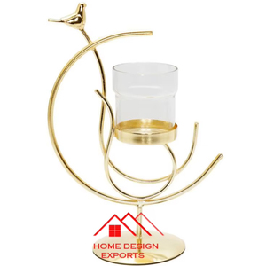 Décoration de dessus de table de support de chandelier décoratif en métal noir de conception élevée pour des tables de dîner - Product Image 1