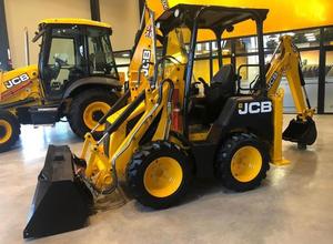 รถตักล้อยาง JCB 1CX รุ่น Retro พร้อมหัวตักด้านหน้าและด้านหลัง สำหรับงานก่อสร้าง - Product Image 2