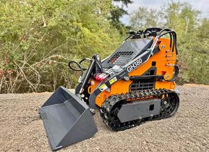 Livraison gratuite bon marché Mini Skid Steer moteur CE EURO5 EPA Skidsteer roue diesel sur chenilles Mini chargeuse sur chenilles pour tout terrain - Product Image 6