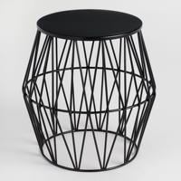Ensemble de 3 tables d'appoint gigognes à café décoratives rondes en bois pour meubles de maison de luxe