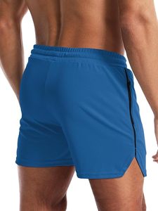 Pantalones cortos deportivos de hombre de forro polar de algodón y poliéster con logotipo en blanco personalizado, pantalones cortos de gimnasio de secado rápido para hombre - Product Image 3