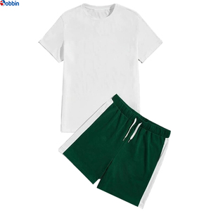 Nouveauté, logo personnalisé, qualité supérieure, ensemble de shorts d'été pour hommes, vêtements de plage unisexes, ensembles de shorts, t-shirt et shorts, survêtement 2 pièces - Product Image 3