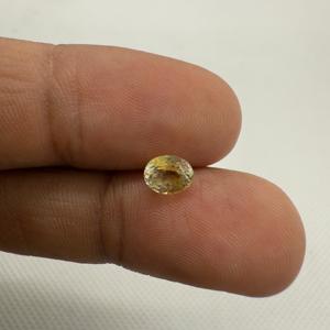 Meilleur prix sur Saphir jaune naturel Pierre précieuse en vrac non traitée Coupe ovale directe du grossiste - Product Image 4