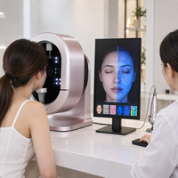 Analyseur d'image cutanée S5 AI, appareil professionnel d'analyse de la peau du visage avec détection de l'hydratation et du cuir chevelu pour salon de beauté