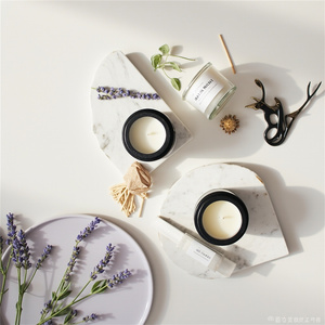 Bougie parfumée naturelle à la cire de soja, sans paraffine, aux huiles essentielles, parfum lavande, vanille, bois de santal, coffret cadeau pour les amateurs de bougies - Product Image 3