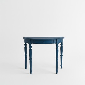 Mesa Redonda Media V2, Muebles Modernos y Ecológicos para Sala de Estar en Color Azul Marino - Product Image 1
