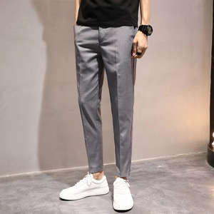 Custom Men's Sporty Anti-Wrinkle Quick Dry Breathable Fleece <b>Thickness</b> Spandex/Cotton Sportswear for Spring - Product Image 4