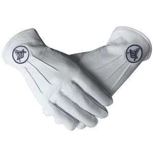 Guantes de Poliéster y Licra Bordados Masónicos Personalizados para Invierno, Fabricación OEM, para Ceremonias Masónicas, con Pantalla Táctil - Product Image 4