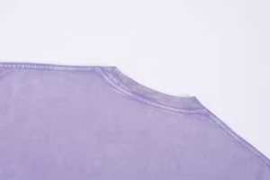 Camisa Corta de Algodón con Cuello Redondo para Hombre, Camisa de Gran Tamaño con Estampado Digital, Peso Pesado, Color Único y Decente - Product Image 6