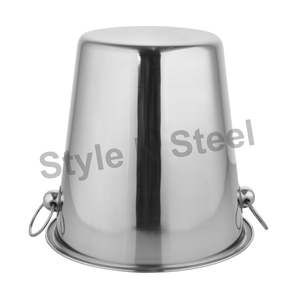 Wholesale Stainless Steel <b>Wine</b> Bucket with Silver Color Custom Logo Insulated - Product Image 4