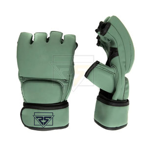 Gants MMA en cuir synthétique Grappling Arts martiaux Sac de frappe en cuir Mitaines Sparring Gants MMA - Product Image 6