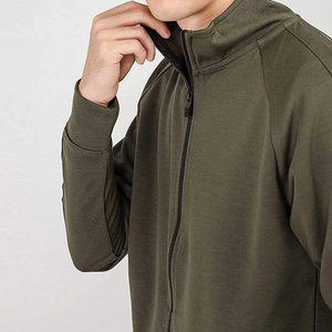 Conjunto Deportivo Informal Unisex de Invierno para Adultos, Color Sólido, Logotipo Personalizado Impreso, Mezcla de Poliéster/Algodón de Punto, Ligero y Transpirable - Product Image 3