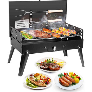 GRILL PLIANT PORTABLE DE TOURISME + Accessoires - Product Image 2