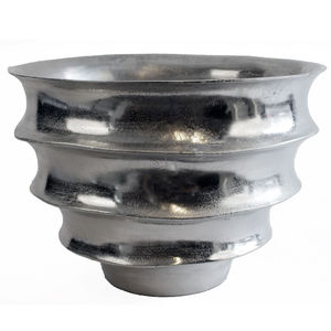 Jarrón de Metal de calidad superior fundido a mano niquelado Venta caliente jarrón decorativo moderno jarrón de decoración hecho a mano - Product Image 5