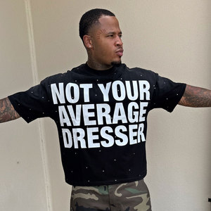 T-shirts décontractés d'été personnalisés et ensemble de shorts cargo à la mode chemises et shorts cargo élégants en strass ensemble 2 pièces pour hommes - Product Image 4