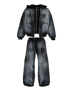 Chándales Deportivos Casuales para Hombre con Franja Lateral, Pedrería de Alta Calidad, Efecto Decolorado por el Sol, 100% Algodón, Personalizables - Product Image 3