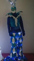 Costumes LED Lumineux pour Hommes Adultes : Tenues Robotiques pour la Danse, les Fêtes, les Boîtes de Nuit et les Performances Scéniques DJ