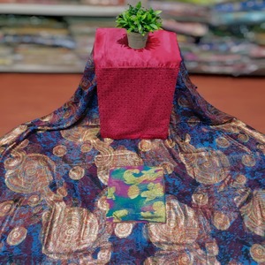 ผ้าวิสโคสโซมาเลียแฟรนซาวี ดีแรค หรูหราและทันสมัย พร้อมลวดลายเพสลีย์และลวดลายกลิตเตอร์ประณีต เหมาะสำหรับงานปาร์ตี้ - Product Image 1