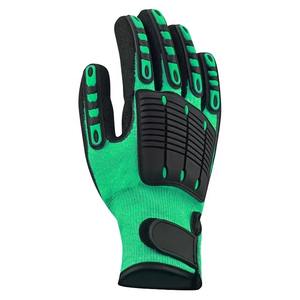 Gants de sécurité anti-choc en cuir, résistants aux coupures, paume en peau de chèvre, dos en croûte de vache, protection TPR - Product Image 4