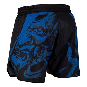 Pantalones cortos de compresión con Logo personalizado para hombre, Shorts de compresión MMA de alta calidad, diseño propio sublimado, lucha MMA, 2020 - Product Image 2