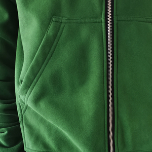 Sweat à capuche décontracté personnalisé pour hommes, streetwear à la mode, sweat-shirt à fermeture éclair avec impression 3D en coton gaufré double face entièrement imprimée - Product Image 4