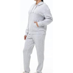 Survêtements pour femmes en gros, ensemble deux pièces personnalisé, confortable et élégant pour le sport - Product Image 4
