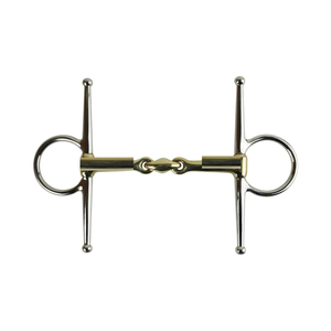 Fijación de mejilla completa de acero inoxidable alemán con tachuela ecuestre de fácil control de cacahuete de cobre para montar a caballo - Product Image 6