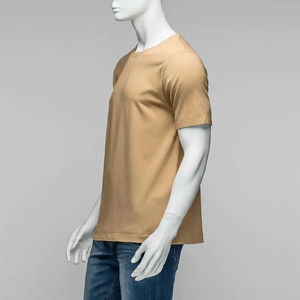 Camiseta de algodón para hombre más vendida en nuevo estilo 100% camisetas de manga corta de algodón orgánico para hombre - Product Image 6